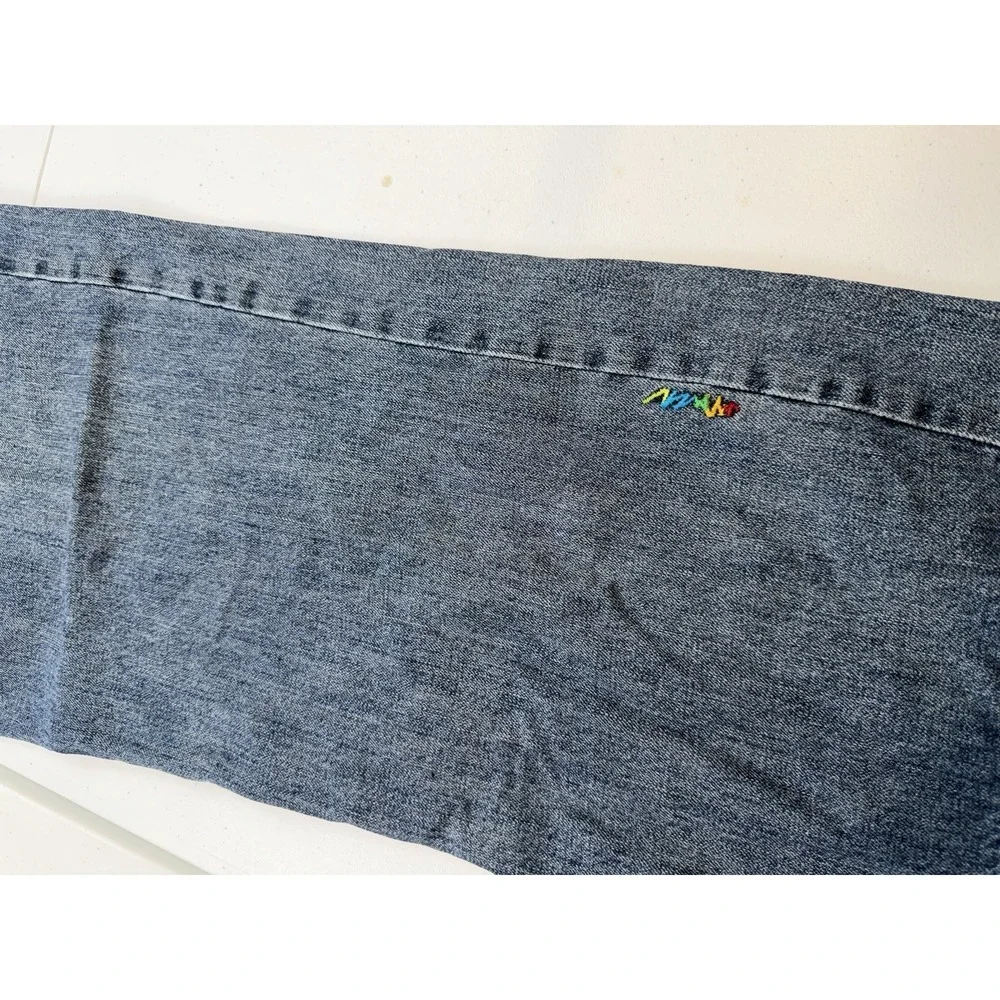 Vintage Coogi Jeans Embroidered Union Jack Flag Hip Hop Y2K W44 x L35